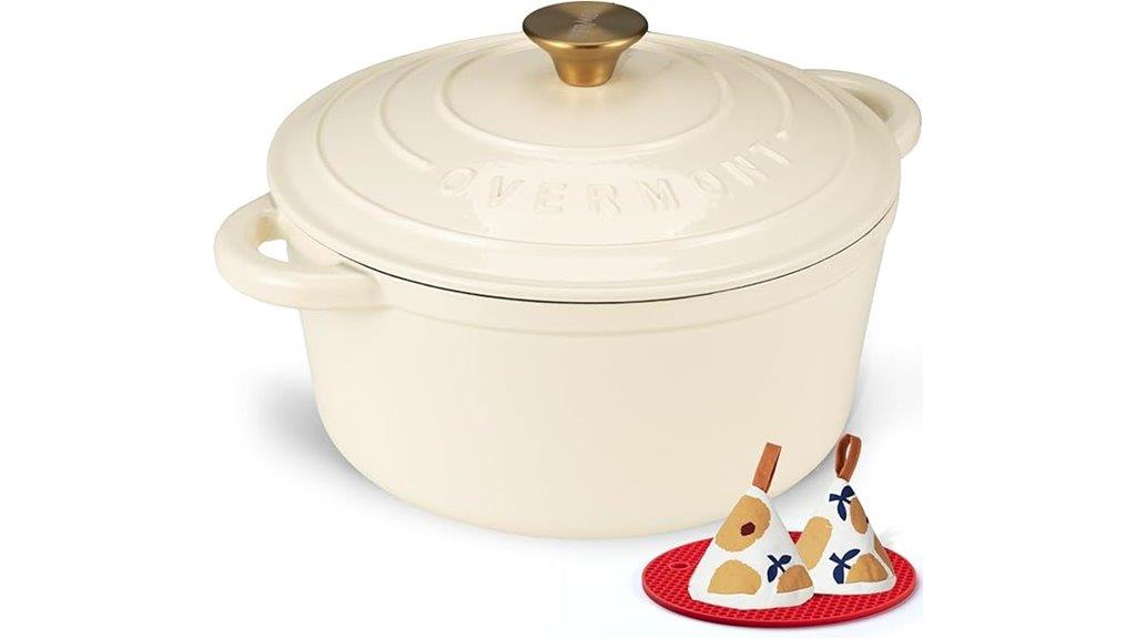 enamelled cast iron dutch oven
