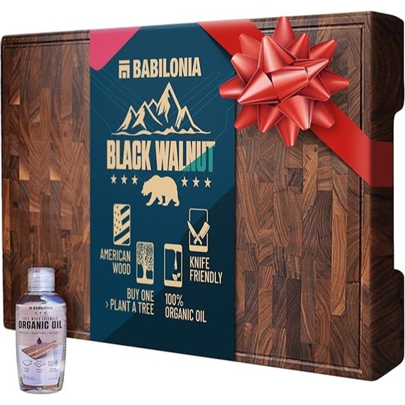 American Black Walnut Cutting Board (Extra Thick)