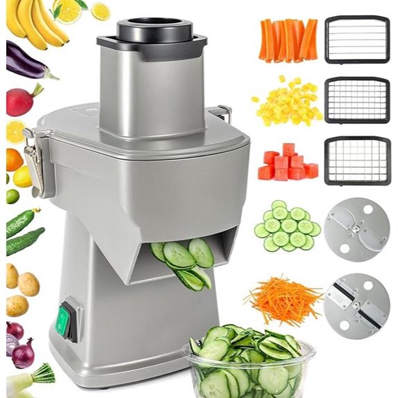 4 in 1 Electric Vegetable Chopper and Slicer
