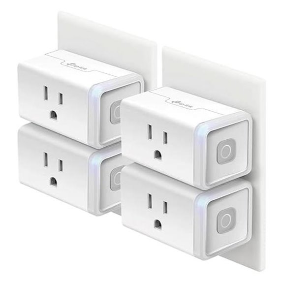 Kasa Smart Plug HS103P4 Wi-Fi Outlet (4-Pack)