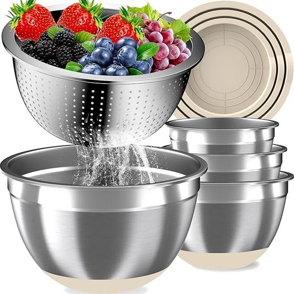 Mixing Bowls with Airtight Lids Set (4-Pack)