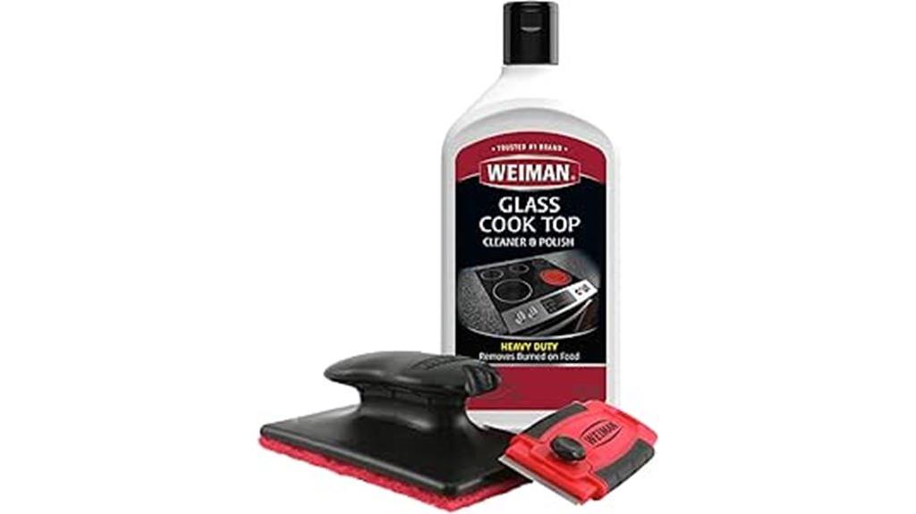 glass cooktop cleaning kit