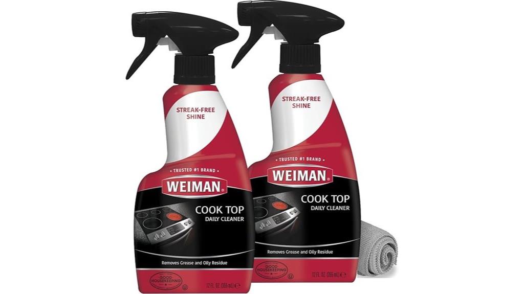 glass cooktop cleaning kit