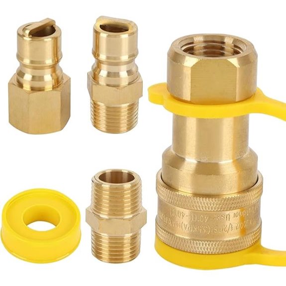 1/2 Inch Natural Gas Quick Connect Fittings Kit