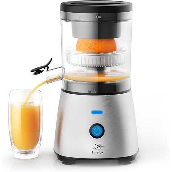 Eurolux Electric Citrus Juicer - Hands-Free Squeezer