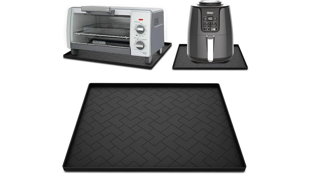 heat resistant silicone air fryer mat