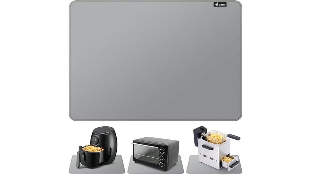 heat resistant silicone air fryer mat