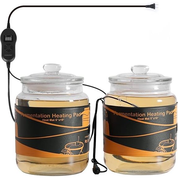 Kombucha Heating Wrap Set with Digital Thermostat