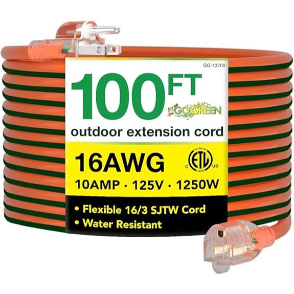 Go Green Power 100ft Heavy Duty Extension Cord