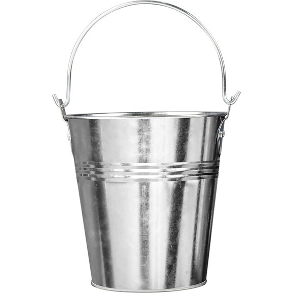 Heavy Duty Galvanized Steel Grease Bucket for Grill