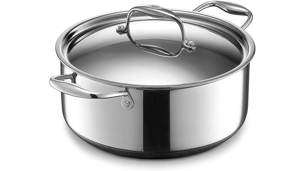 hexclad 5 quart dutch oven