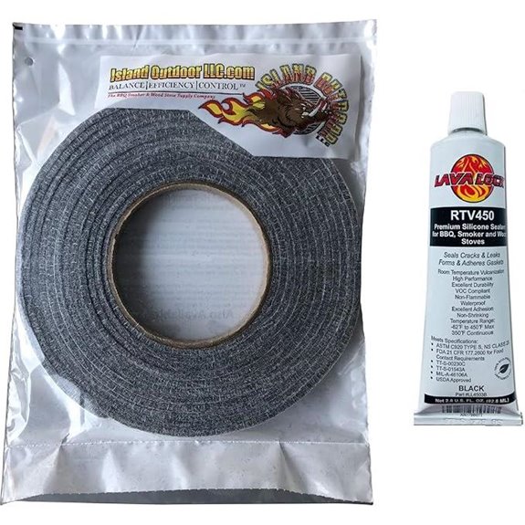LavaLock Self Stick Grill Gasket Kit Hi-Temp Sealer