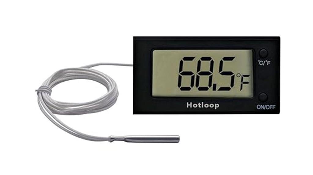 high temperature lcd oven thermometer