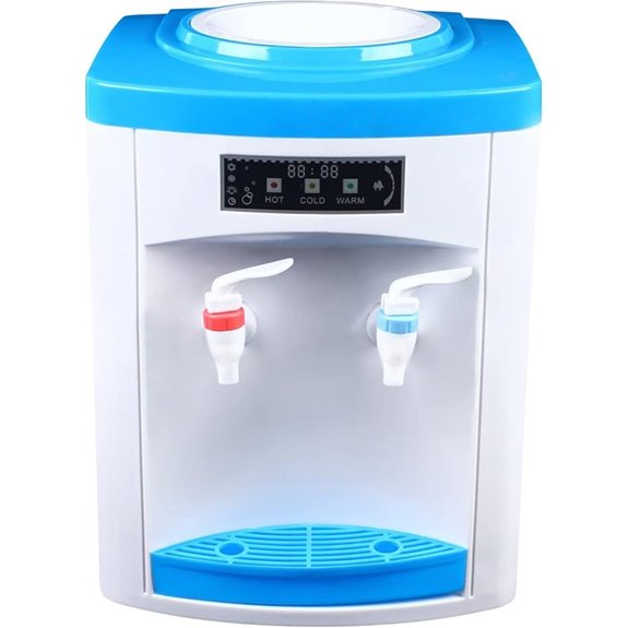 Countertop Hot and Cold Water Cooler Dispenser for Home Office Use 110V