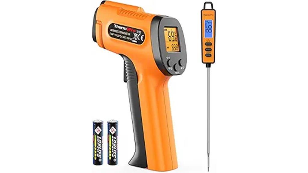 infrared laser temperature gun