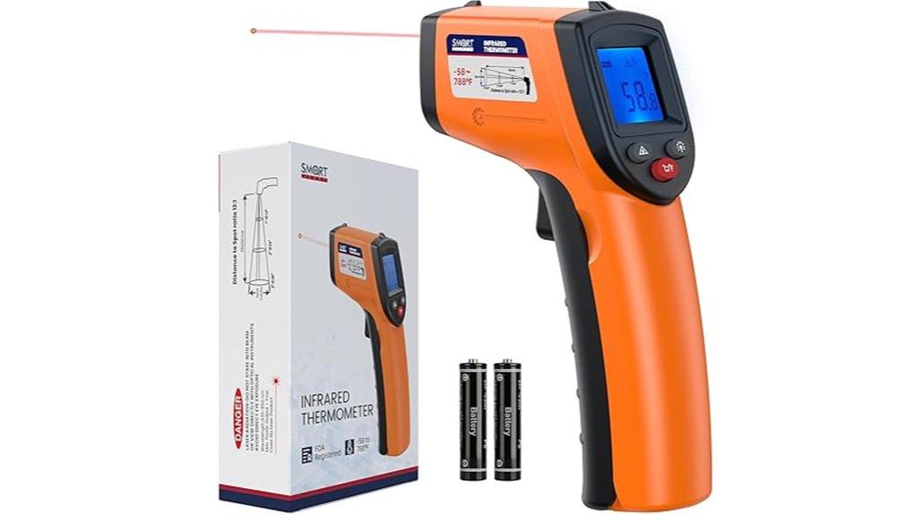 infrared thermometer with display