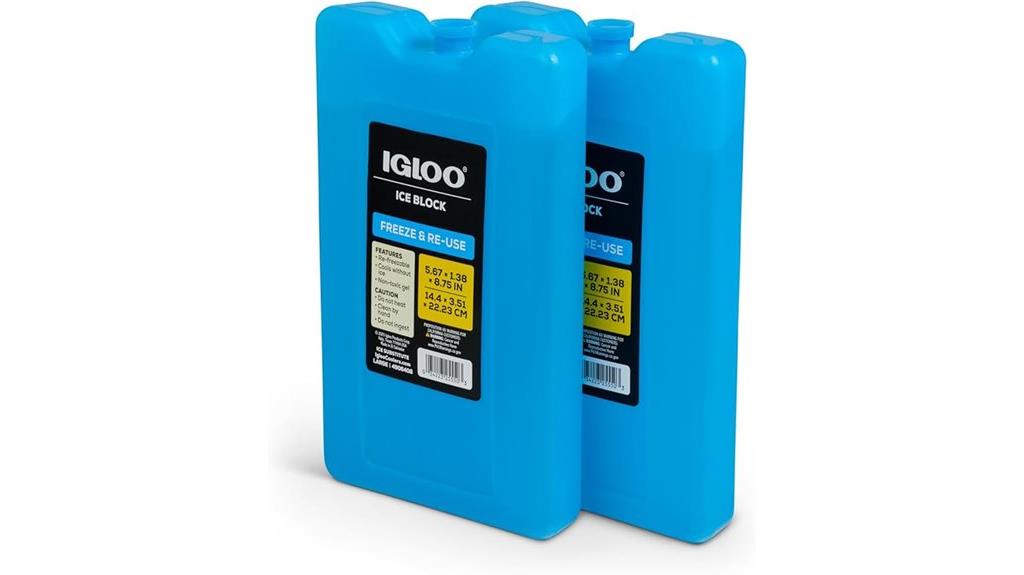 insulated ice storage block