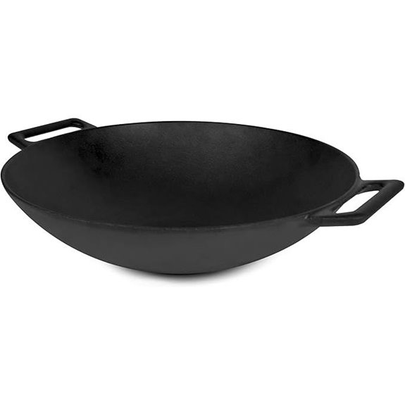 Jim Beam 12 Cast Iron Wok and Griddle