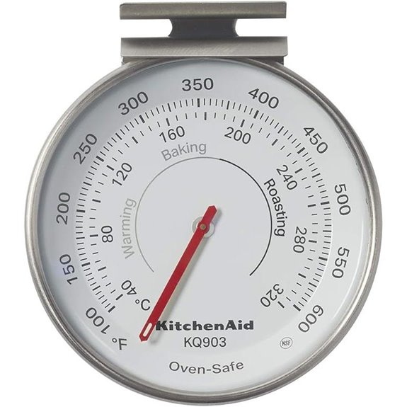 KitchenAid 3-in Dial Oven Thermometer Temperature Range: 100°F to 600°F