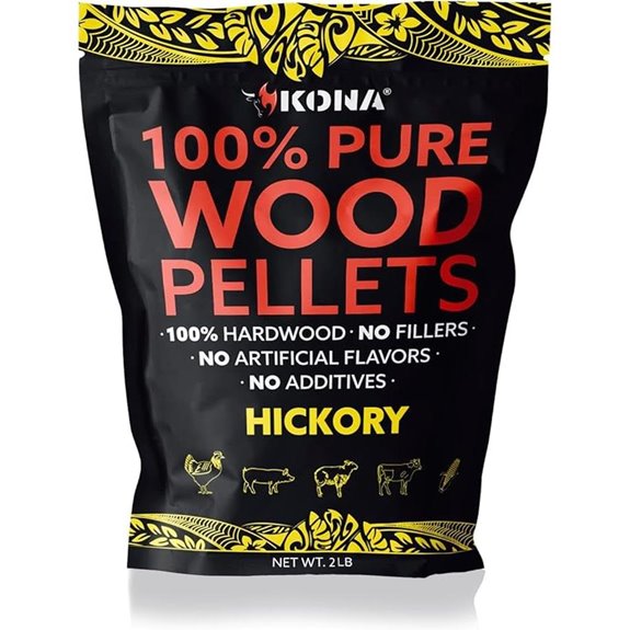 Kona Hickory Indoor Smoker Pellets - 2 lb Resealable Bag
