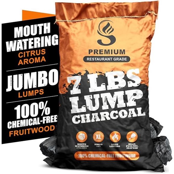 Jumbo Lump Natural BBQ Charcoal (7 lbs)