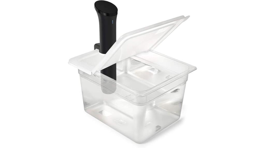 large quart sous vide container