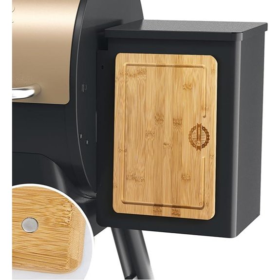 Magnetic Bamboo Cutting Board for BBQ Grills