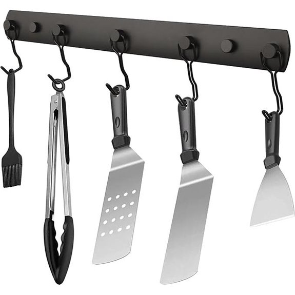 Magnetic Grill Hooks for BBQ Utensils (5-Pack)