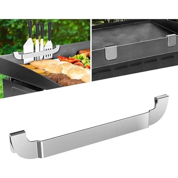 Magnetic Stainless Steel Griddle Spatula Holder