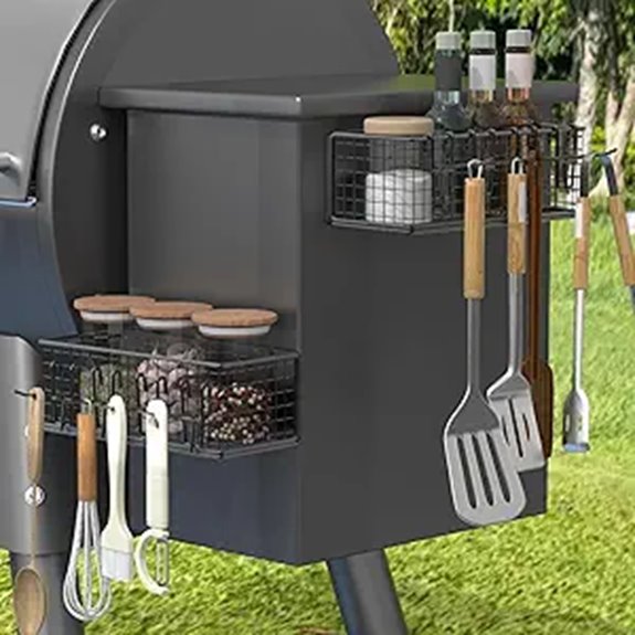 Magnetic Storage Bin for Traeger and Pit Boss Grills