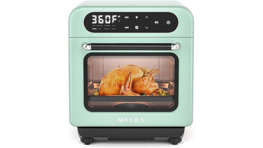 mint green multifunction oven
