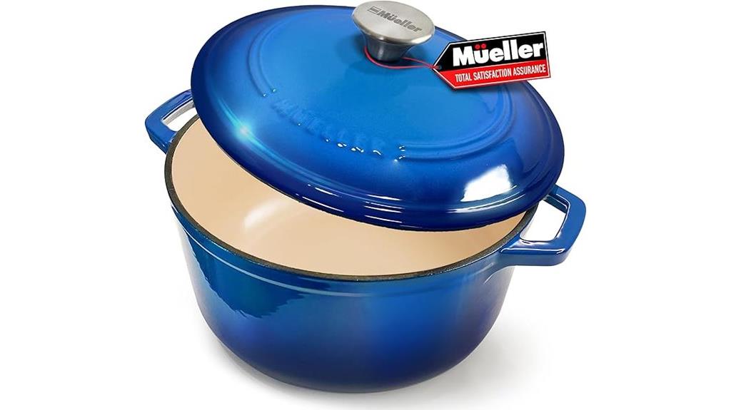 mueller 6 quart enameled dutch