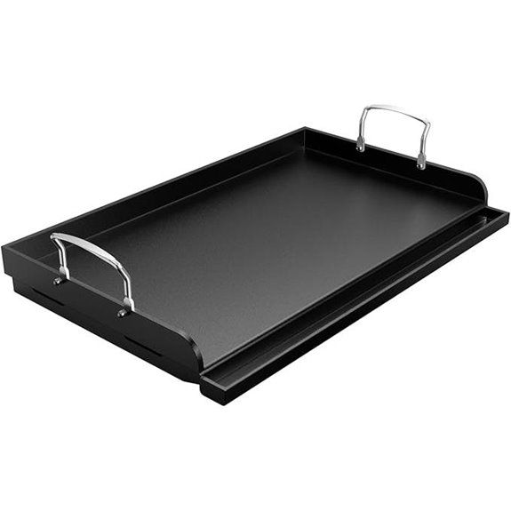 Uniflasy Nonstick Griddle for Gas & Charcoal Grills