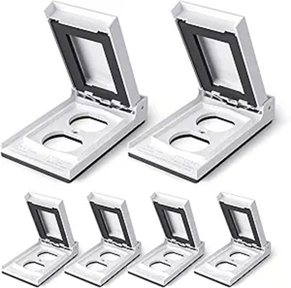ELEGRP Outdoor Wall Outlet Cover 6-Pack