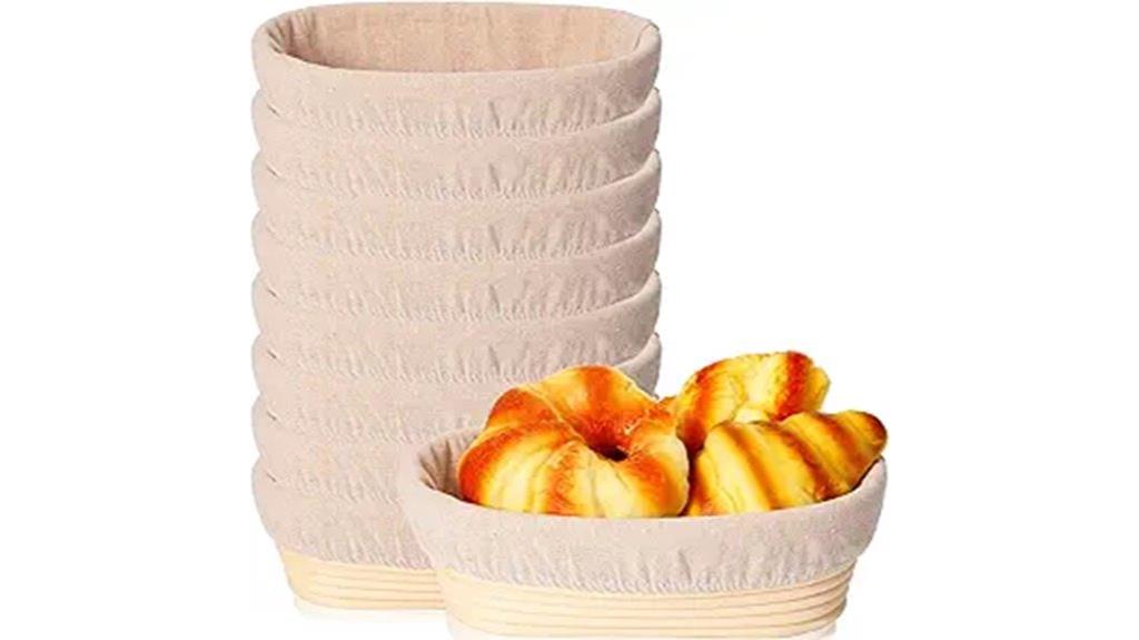 oval banneton bread baskets
