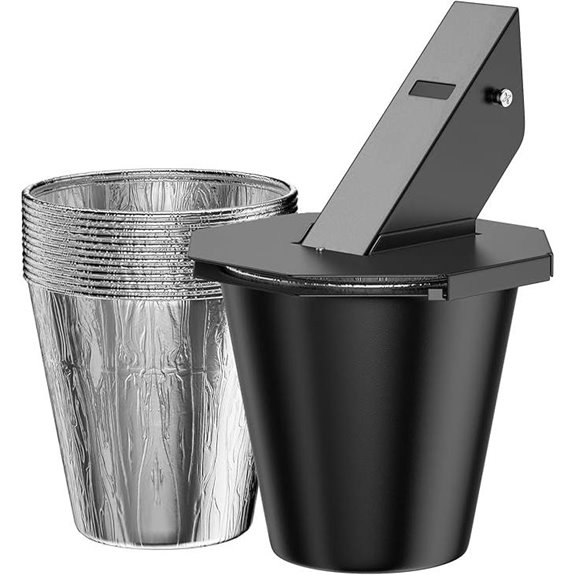 Upgraded Grease Bucket with Liners for Pellet Grills