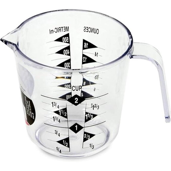 Chef Craft Select Plastic Measuring Cup 2 Cup Clear