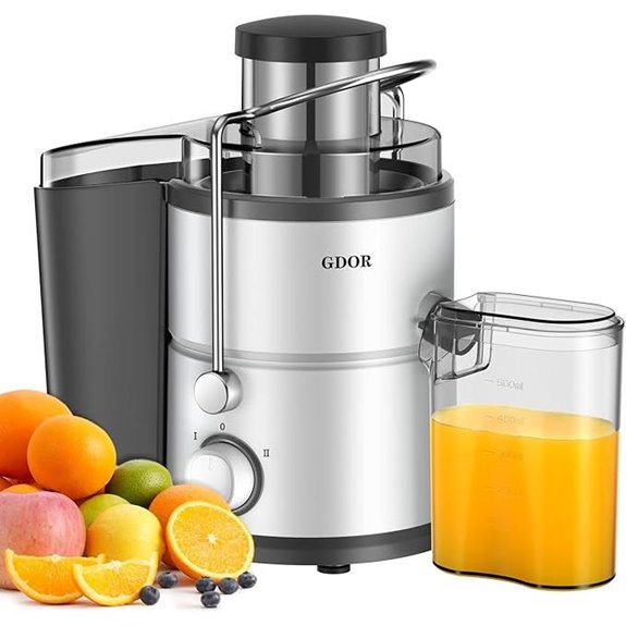 GDOR 800W Dual-Speed Centrifugal Juicer Machine