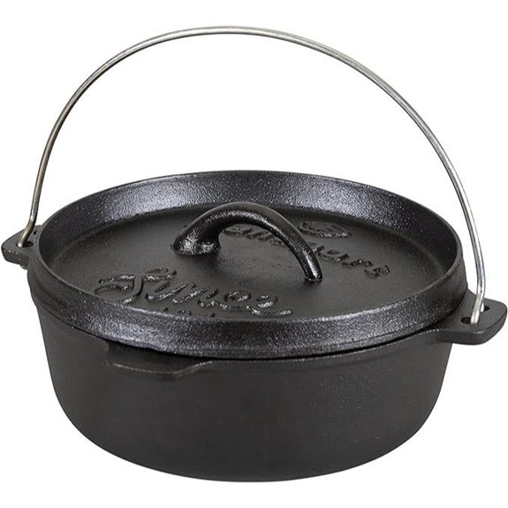 Stansport Pre-Seasoned Cast Iron Dutch Oven