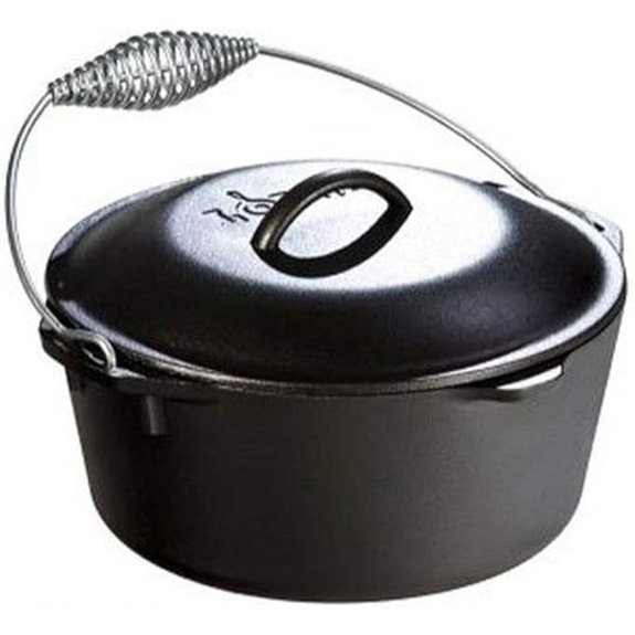 Lodge 5 Quart Pre-Seasoned Cast Iron Dutch Oven