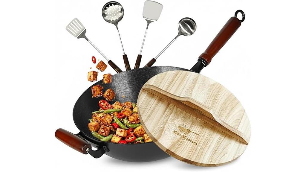 pre seasoned cast iron pan