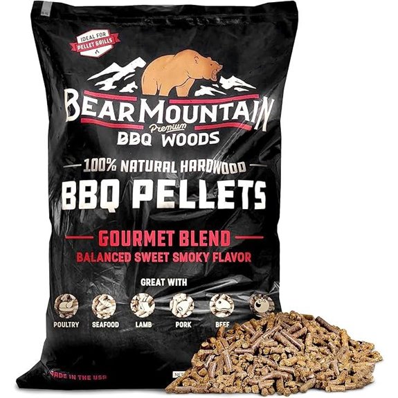 Bear Mountain Gourmet Wood Pellets for Smoker 20 Lbs