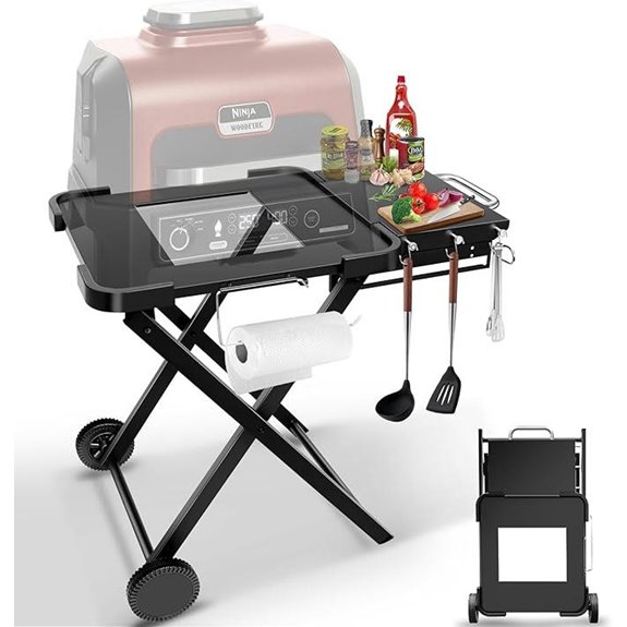 Premium Grill Cart for Ninja Blackstone Griddles & Pizza Oven