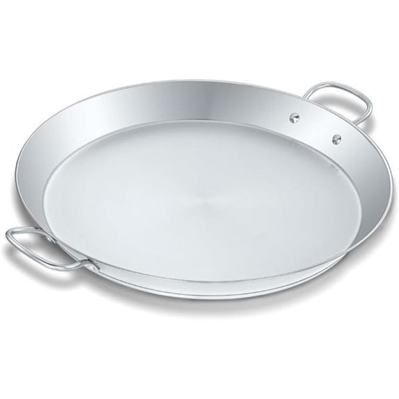Concord 16 Premium Stainless Steel Paella Pan