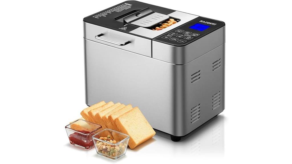 programmable 2lb stainless bread