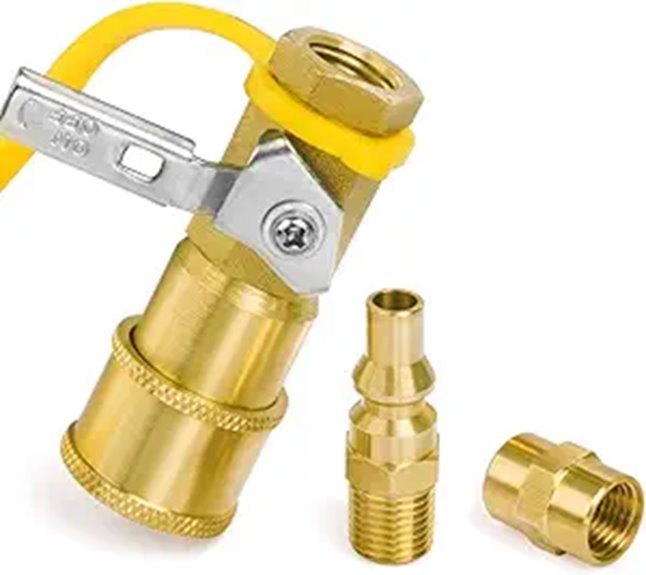GASPRO 1/4 Propane Quick Connect Fittings Kit