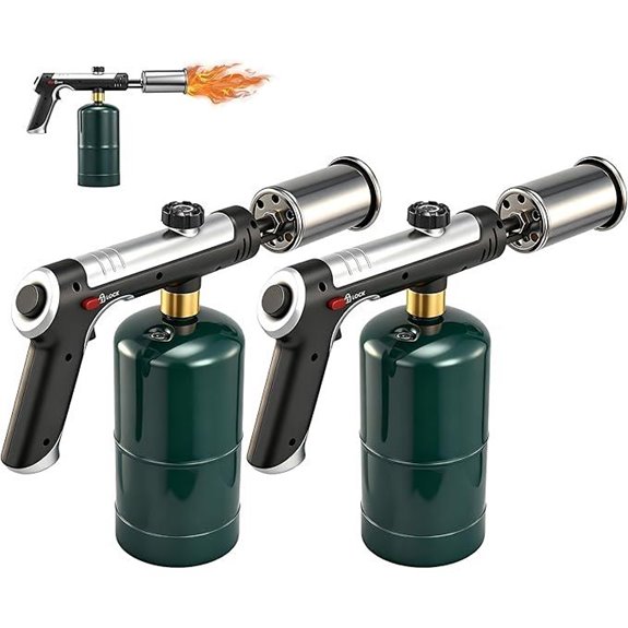 Saker Propane Torch with Adjustable Flame (2 Sets)