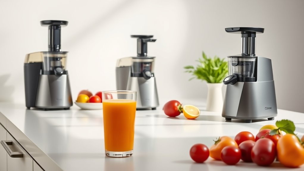 quiet efficient juicer features