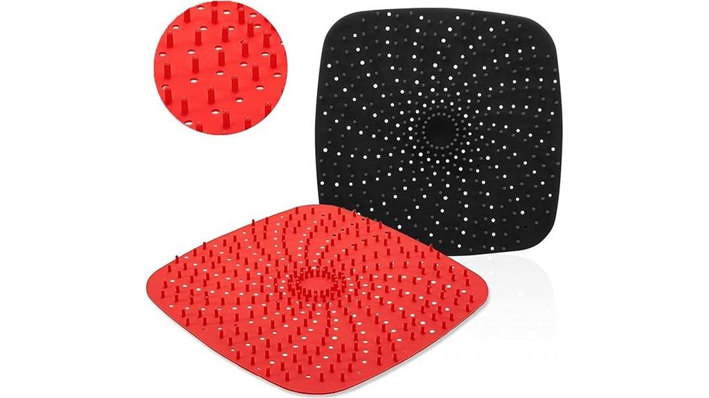 raised silicone reusable liners