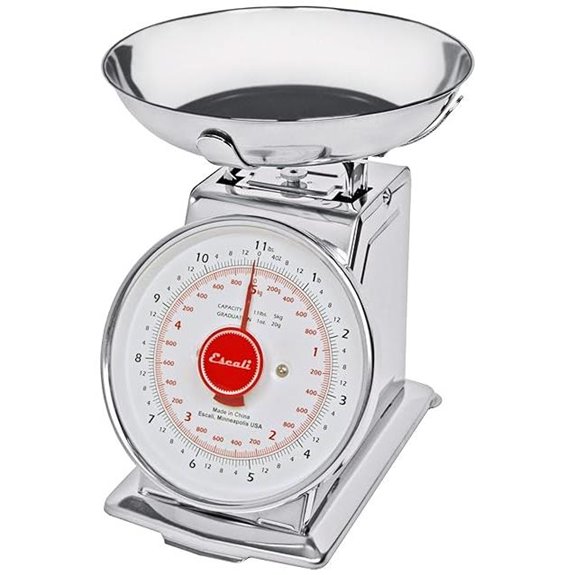 Escali Mercado Retro Mechanical Dial Stainless Steel Scale